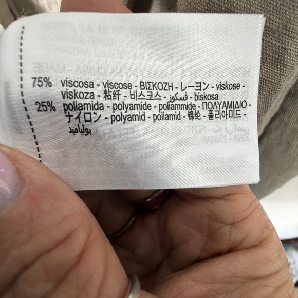 Zara Belted Textured Women's Long Sleeve Kimono Jacket In Beige/Tan Size M/L NWT - Picture 11 of 16